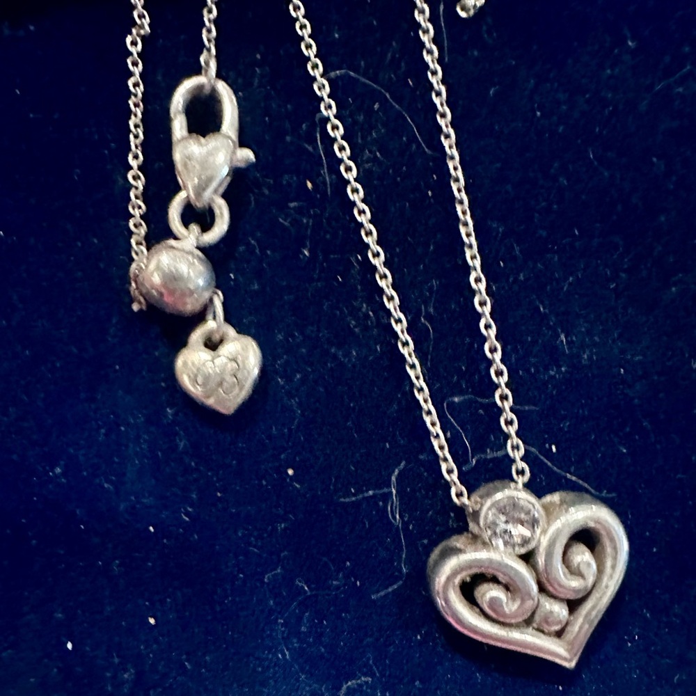 Brighton Silver Heart Pendant Necklace